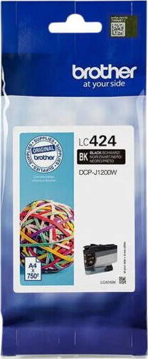 Brother LC 424 BK blekkpatron - Original - Svart 15 ml Brother LC 424 BK blekkpatron - Original - Svart 15 ml
