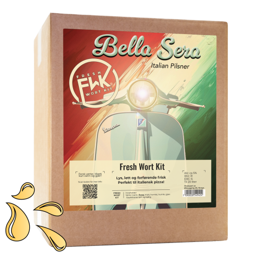 Fwk FWK Bella Sera Fresh Wort Kit Ferdig brygget vørter til 20L øl