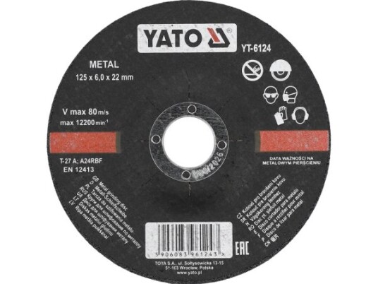 Yato Yt-6124 12,5 Cm 5 Stk