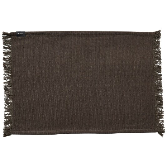 Muubs Umami Spisebrikke 36x50 cm Brun / Sort Muubs Umami Spisebrikke 36x50 cm Brun / Sort