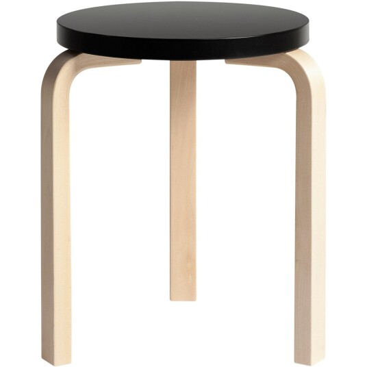 Artek 60 Krakk Bjørk / Sort Artek 60 Krakk Bjørk / Sort