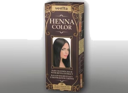 Venita Urtebalsam Henna Color 19 svart sjokolade 75ml Venita Urtebalsam Henna Color 19 svart sjokolade 75ml