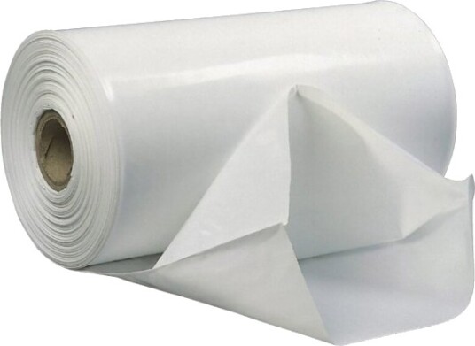 Rørfolie 100 Μm Rulle 500 Mm X 300.00 M Kernediameter: 76 Mm Ld Pe Hvid Fødevaregodkendt