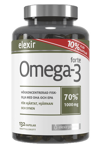 Omega-3 forte 1000 mg, 132 kapsler Omega-3 forte 1000 mg, 132 kapsler