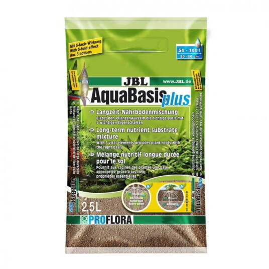 Jbl Aquabasis Bunnsubstrat Plus 2.5 Liter