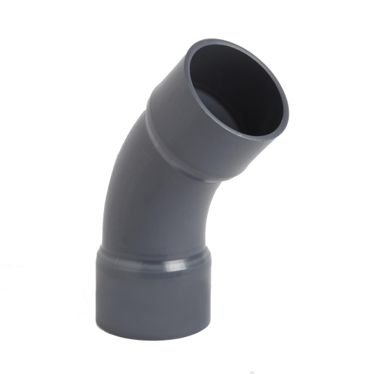 PVC ALBUE SLAK Ø 63MM 45°