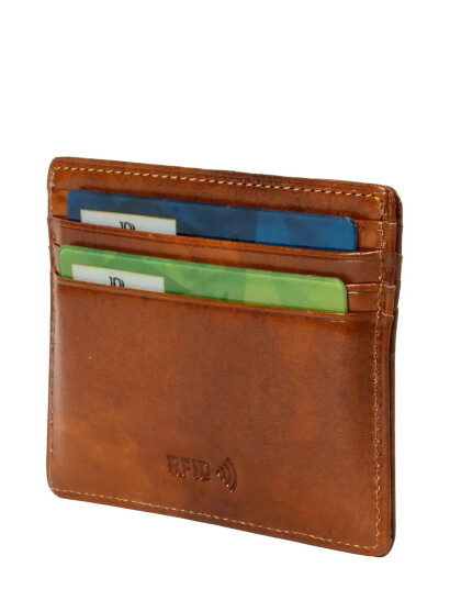 Tony Perotti Creditcard Wallet - Brown - ONE SIZE Tony Perotti Creditcard Wallet - Brown - ONE SIZE