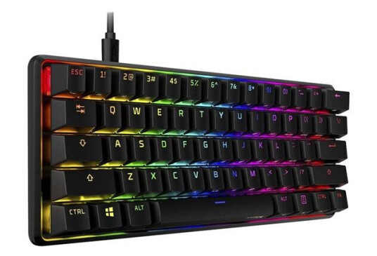 HyperX Alloy Origins 60 - Gamingtastatur - Amerikansk Engelsk - Svart