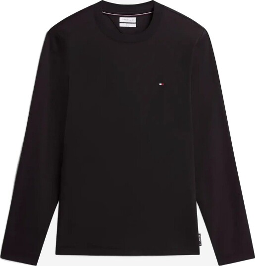 Tommy Hilfiger Luxury Interlock Ls Tee BLACK XL