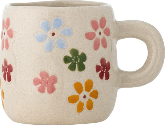 Bloomingville Millie kopp 11 cl Hvit blomster