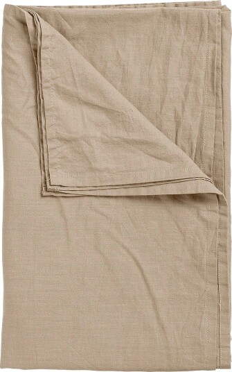 Midnatt Flatt laken Hassel Beige