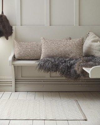 Horredsmattan Tjörn beige – ullteppe