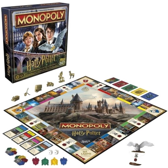 Hasbro Gaming Monopoly Harry Potter Brettspill for Barn