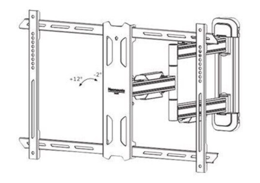 Neomounts Veggfeste for LCD-Skjerm 40-70" Sort med VESA 600x400