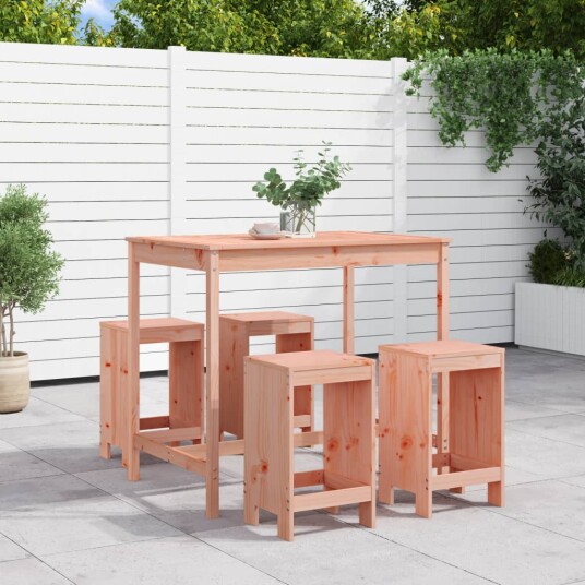 Utendørs spisestue 5 deler heltre douglasgran 3157750
