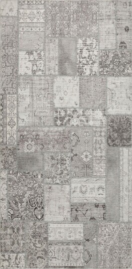 KM Home Glattvevd Patchwork Sølv