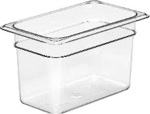 Kantine Cambro 1/4Gn 3.7L 26.5X16.2X15cm Polycarbonat Klar,6 Stk/Krt