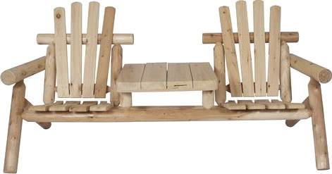 Canadian Outdoor Toseter log med bord Canadian Outdoor Toseter log med bord