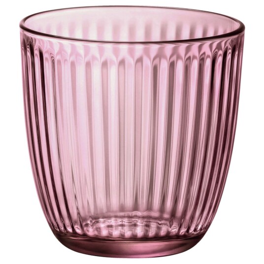 Bormioli Rocco Drikkeglass Line; 29cl, 8.5x8.5 cm (ØxH); Gammelrosa; 12 Stykk / Forpakning