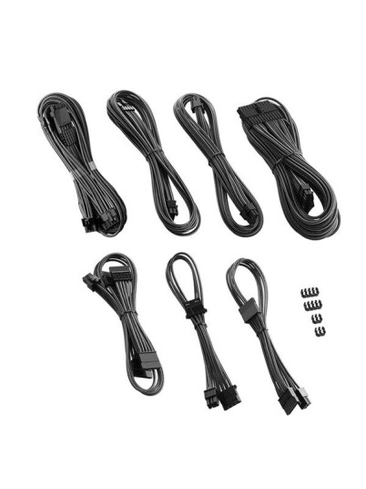 CableMod C-Series Pro ModMesh 12VHPWR Cable Kit for Corsair RM RMi RMx (Black Label) - Dark Gray