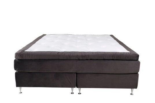 Venture Design Rättvik kontinental seng Mørkegrå fløyel 180 cm Medium & fast Grå Venture Design Rättvik kontinental seng Mørkegrå fløyel 180 cm Medium & fast Grå