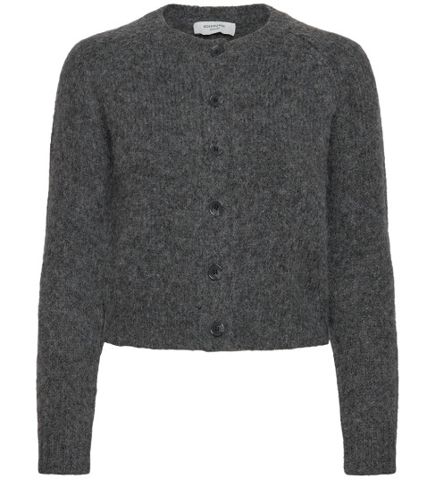 Rosemunde Kids Rktulip Wool Blend Ls Short Cardiga Grey 164 Rosemunde Kids Rktulip Wool Blend Ls Short Cardiga Grey 164