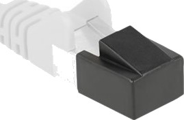 Delock Dust Cover For Rj45 Støvdeksel Svart En Pakke 10 86470