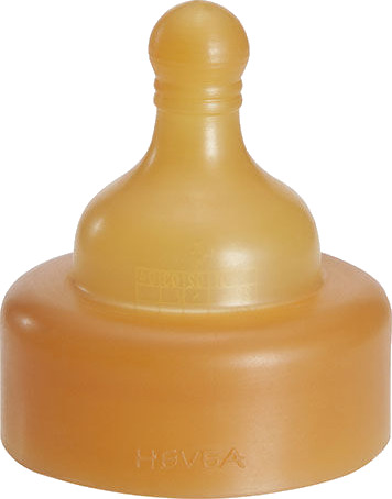 Hevea Naturgummi Suttedel Wide neck Medium flow
