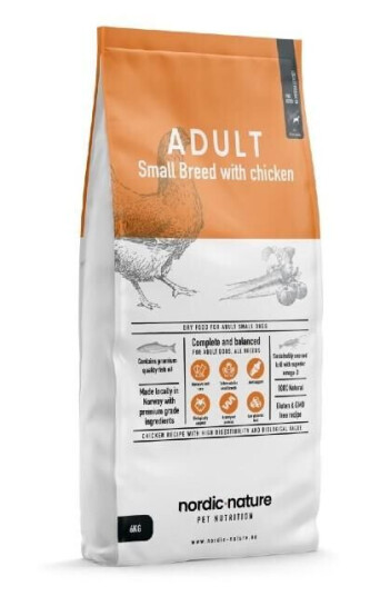 Nordic Nature Hundefôr Small Breed 3 kg Tørrfôr