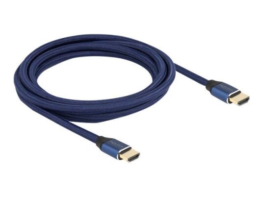 Delock Ultra High Speed HDMI-kabel 3 m med trippel beskyttelse - Svart Delock Ultra High Speed HDMI-kabel 3 m med trippel beskyttelse - Svart