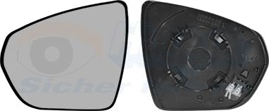 Speilglass, ytterspeil VAN WEZEL 4084837