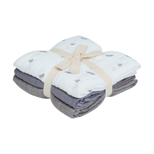Pippi Tradewinds Muslin Cloth 3-Pack