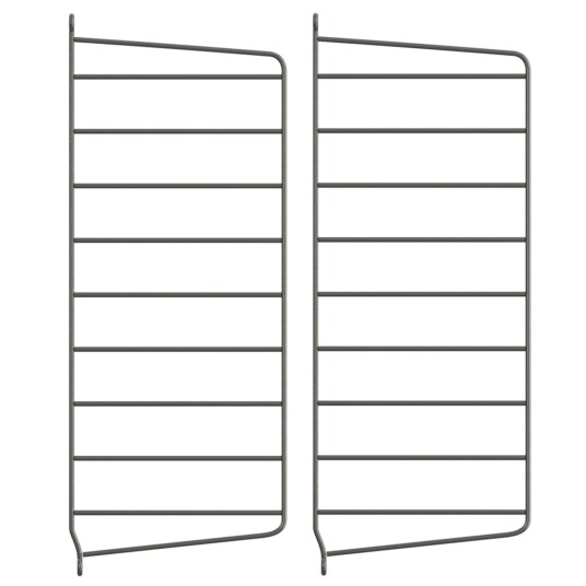 String String Gavler 20x50 cm 2 pk Mørkegrå