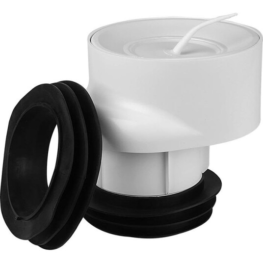 Faluplast WC Tilkobling 110 mm Med Pakning Og Hette