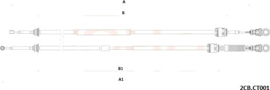 Kabel, girmekanisme COFLE 2CB.CT001