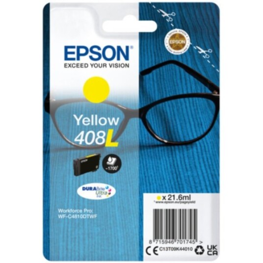 Epson T09K4 Blekkpatron gul, 1700 sider