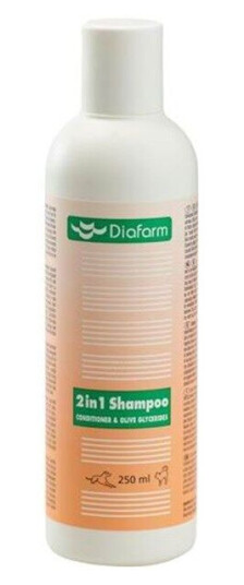 Diafarm 2 in 1 Shampoo 250 ml. Diafarm 2 in 1 Shampoo 250 ml.