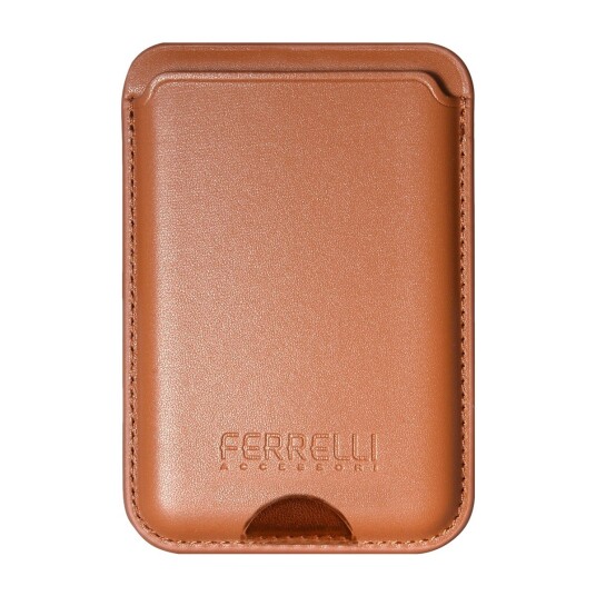 FERRELLI MAGNETISK KORTHOLDER, BRUN