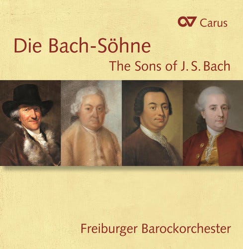 Kaiser Brueggemann Schreiber Goltz Die Bachsohnethe Sons Of J. S. Bach CD