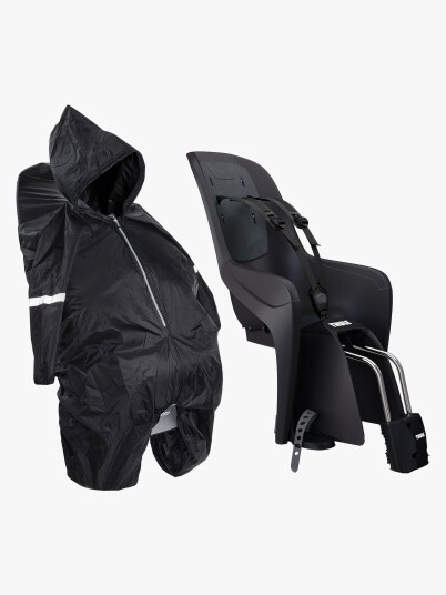 Thule Ride Along Lite 2 Frame Mount Sykkelsete Inkl. Regntrekk Dark Grey