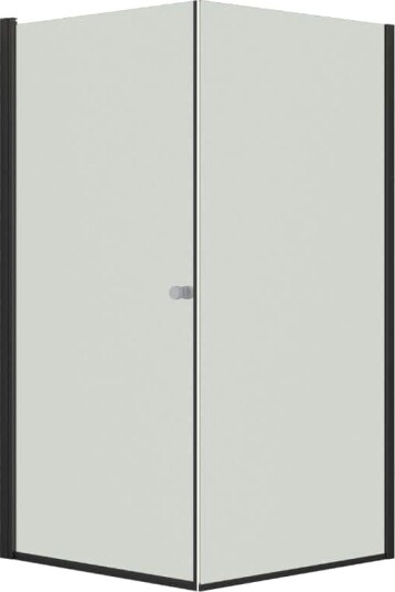 Dansani Match A+D Dusjhjørne Kombi (dør+Vegg) Svart Matt / 90x90cm Klart Glass Dansani Match A+D Dusjhjørne Kombi (dør+Vegg) Svart Matt / 90x90cm Klart Glass