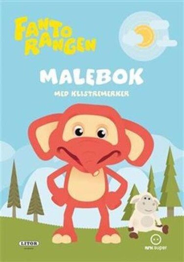 Egmont Kids Media Nordic As Malebok Fantorangen med Klistremerker.