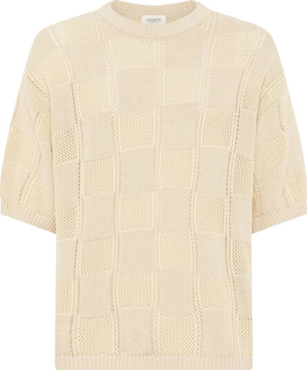 Laneus Herre Strikkevarer Beige S, Laneus Herre Strikkevarer Beige S,