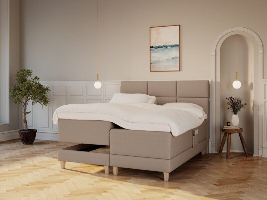 Nordic Dream Aura Nordlys 160x200 Brun