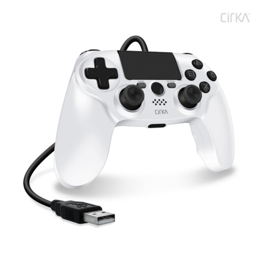 Hyperkin Nuforce kablet kontroller for PS4/PC/Mac hvit