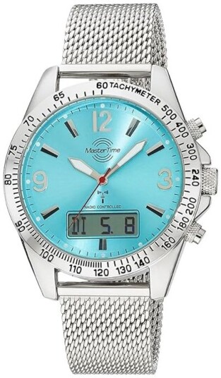 Master Time Herreklokke MTGA 10963 32M Sport Turkis/Stål Ø42 mm Master Time Herreklokke MTGA 10963 32M Sport Turkis/Stål Ø42 mm