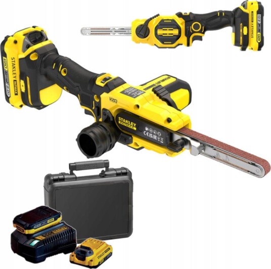 Stanley Tools Båndsliper Fatmax V20 SFMCE210D2K 18V Med batteri