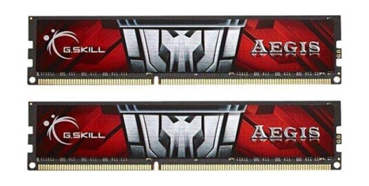 G.Skill AEGIS DDR3-1600 C11 DC - 16GB