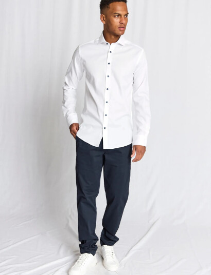Bruun & Stengade Bs Stas Modern Fit Shirt   White   40