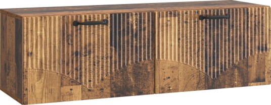 Vegghengt TV skap Gammelt tre 98 x 31 x 30 cm Konstruert tre Vegghengt TV skap Gammelt tre 98 x 31 x 30 cm Konstruert tre